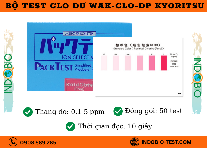 Packtest clo dư wak-clo-dp